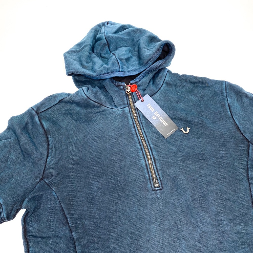 TRUE RELIGION Men’s Double Dye Pullover Hoodie - Picture 3 of 8